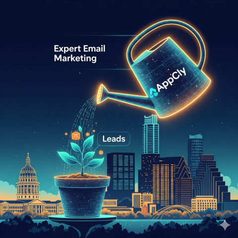Web Design illustration for Austin-area businesses