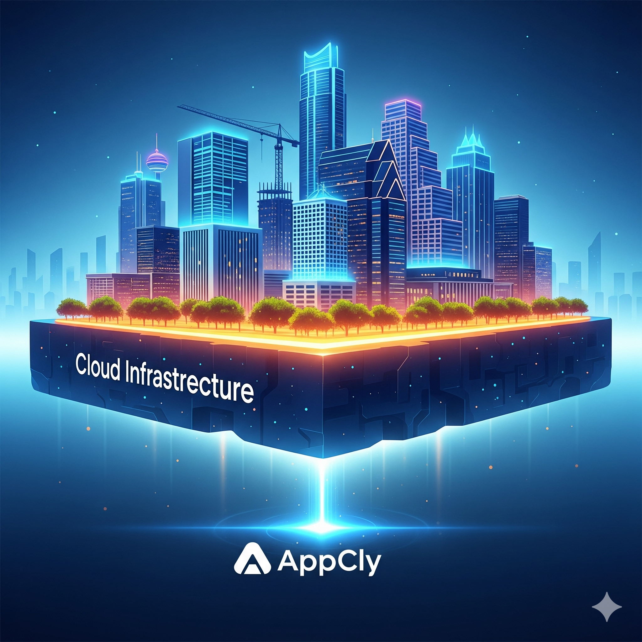 A blueprint of a cloud server infrastructure