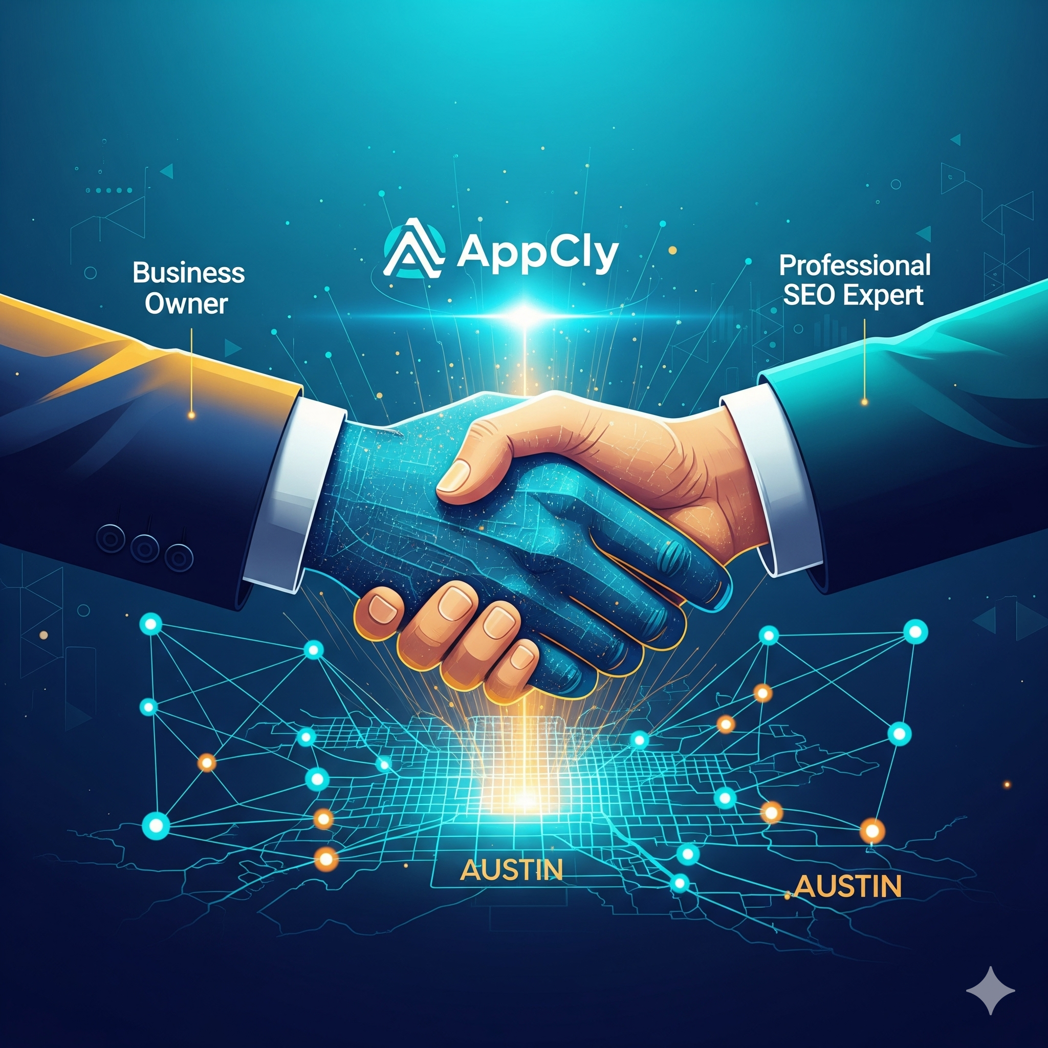 A team of SEO experts collaborating