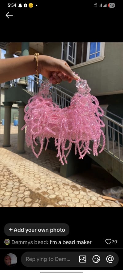 Beaded bags