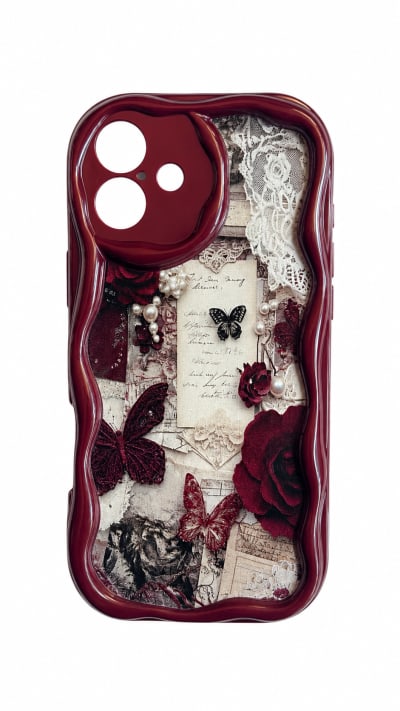 Vintage Butterfly Frame Case