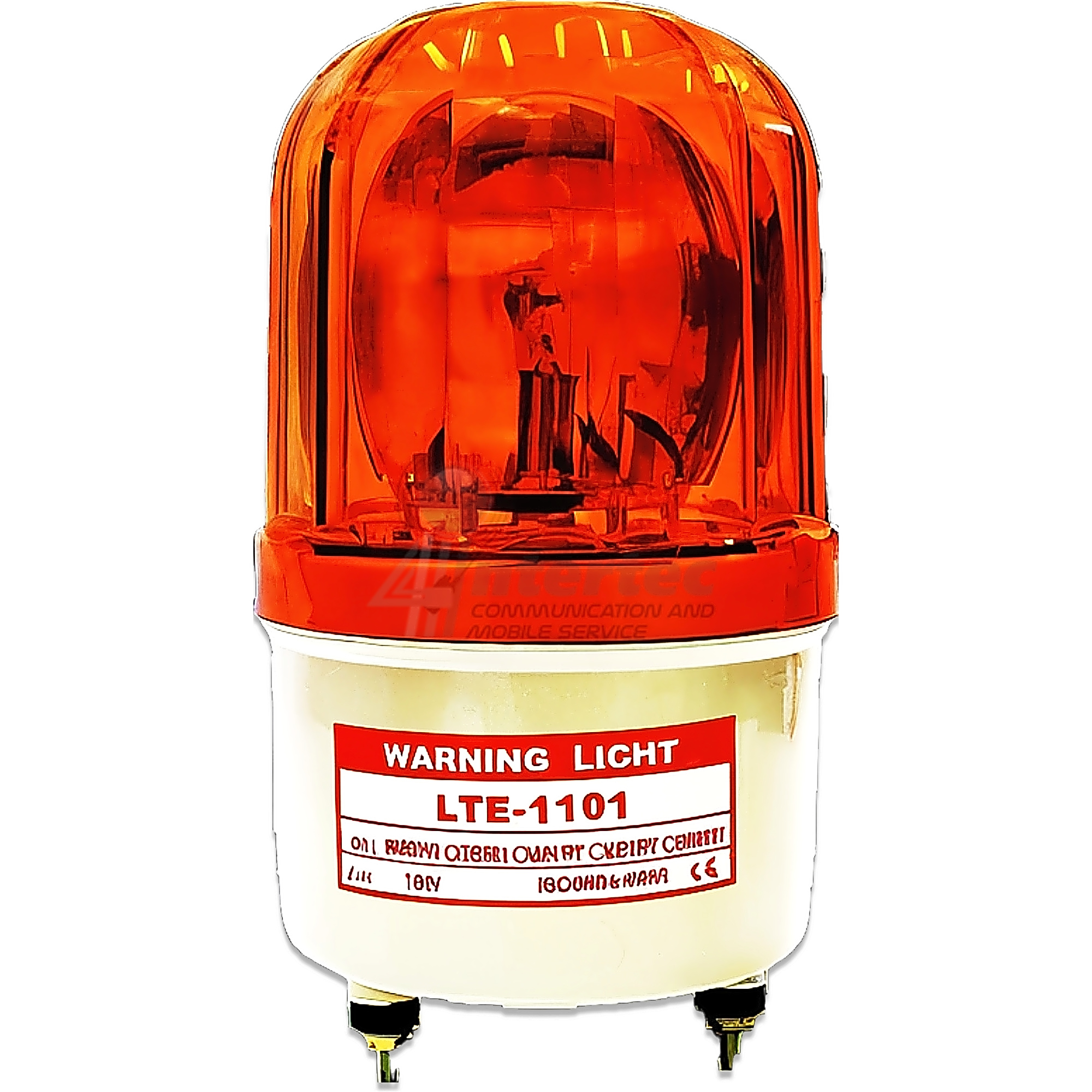 ไฟหมุน LTE-1101 สีเหลือง - ภาพหลัก | ไฟหมุน ไฟไซเรน
