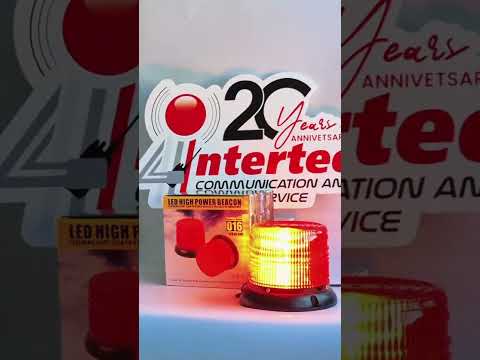 ไฟไซเรน ไฟฉุกเฉิน ไฟกู้ภัย  LED -016 12v-24v พร้อมฐานแม่เหล็ก