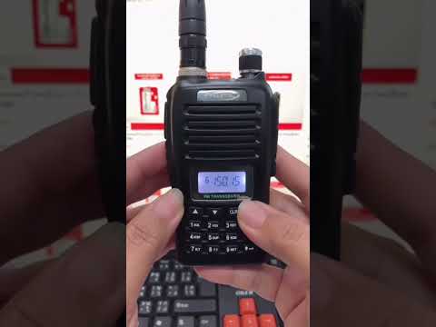 สาธิตวิธีเมมช่องใช้งานวิทยุสื่อสาร fujitel รุ่น fb-146 by intertec
