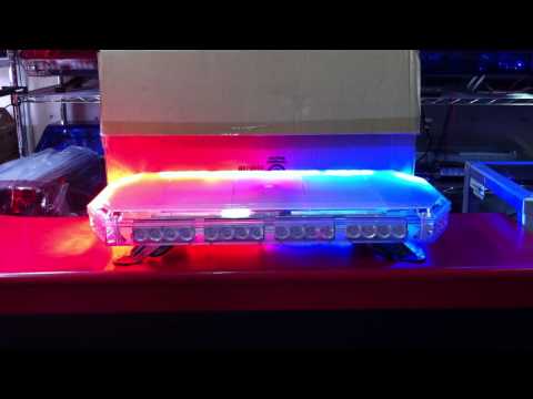 ไฟไซเรนLED 60CM. แดง/น้ำเงิน ฐานแม่เหล็ก