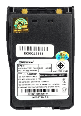 แบตเตอรี่ Spender TC-FI14/TC-FI25 Li-ion 7.4V 1600mAh
