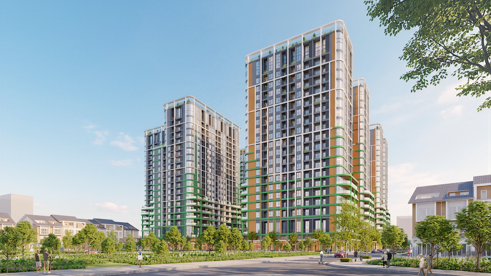 Giải mã “mật ngữ” kiến trúc hoa Mai trong tổ hợp “bức tranh Tứ bình” FourS Tower Giải mã “mật ngữ” kiến trúc hoa Mai trong tổ hợp “bức tranh Tứ bình” FourS Tower