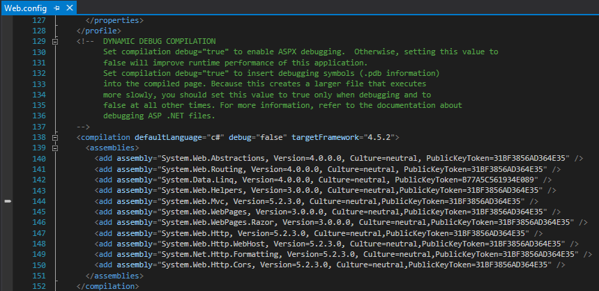 VS-mvc-version
