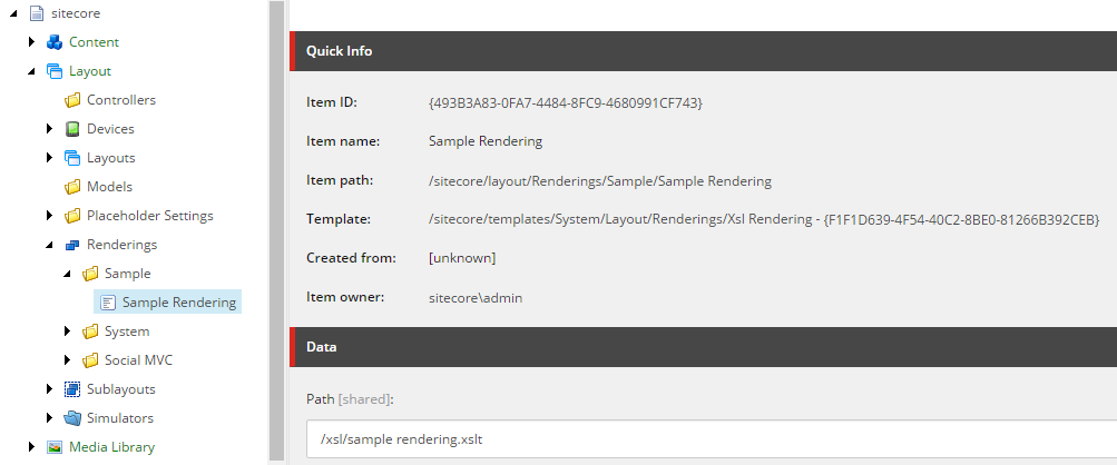 xslrendering