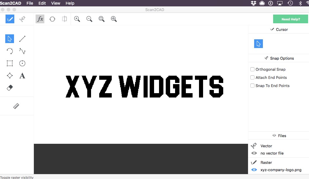 gif showing how to edit text