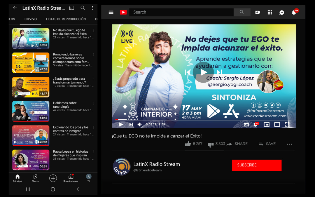Universo de marca LatinX Radio Stream