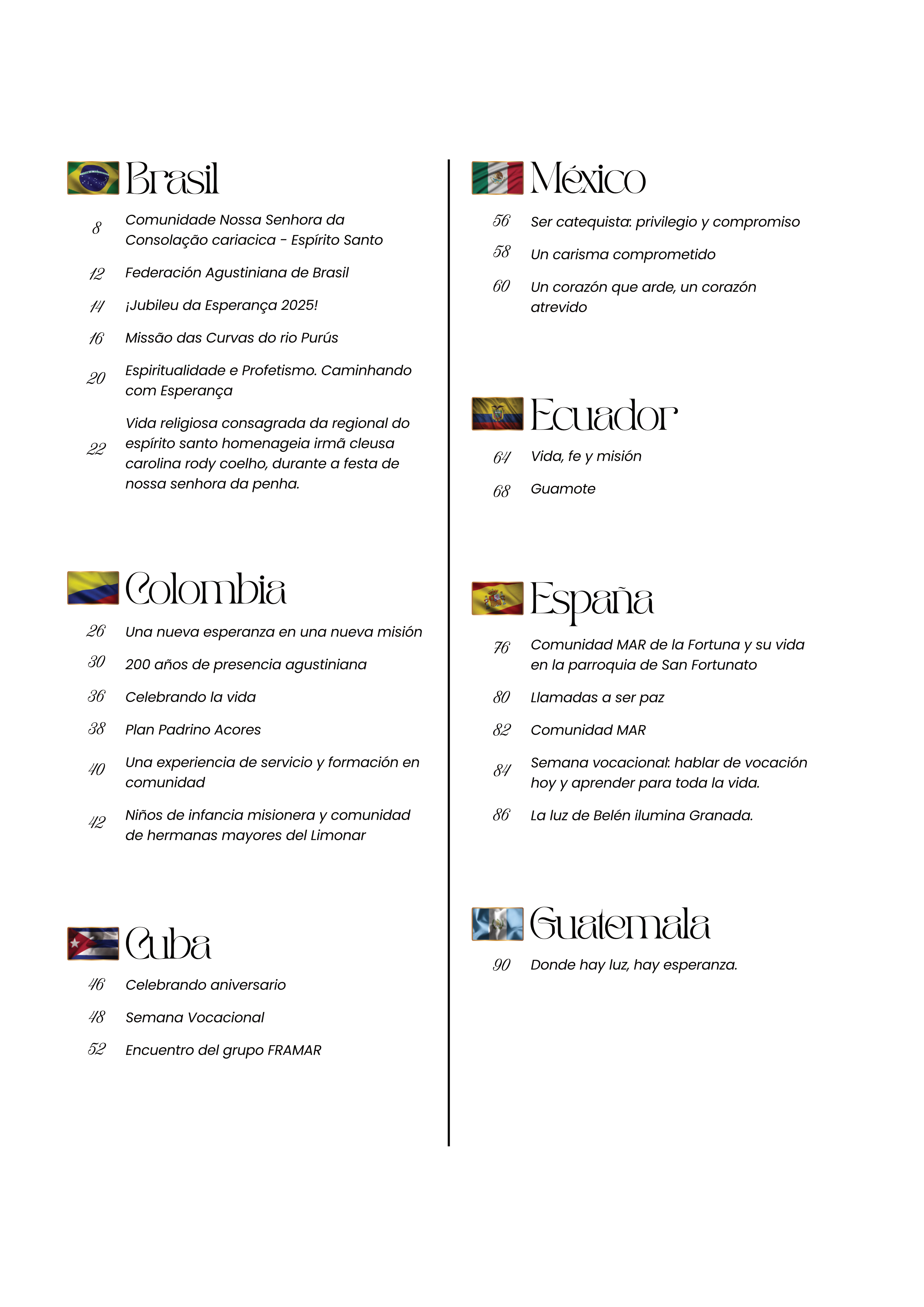 Página de la revista Caminos Mar 2