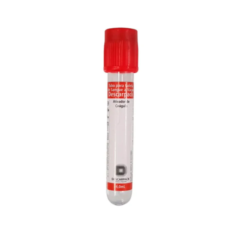 TUBO COLETA SG VACUO VERMELHO 4ML ATIV COAG C/100UN - BD