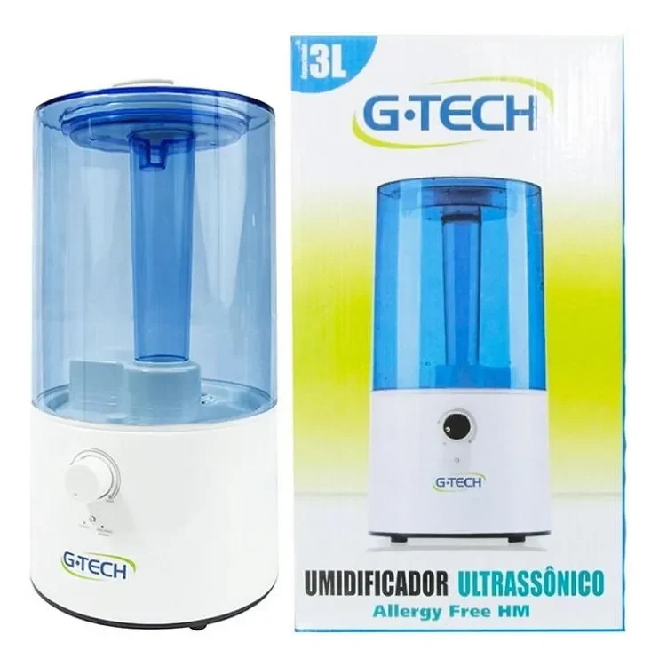 UMIDIFICADOR ULTRA-SONICO MARCA G-TECH ALLERGY-FREE DUAL 3L BIVOLT