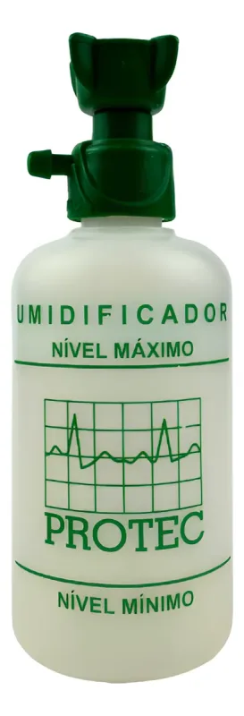 UMIDIFICADOR PRA OXIGANIO SEM MASCARA/EXTENCAO 250ML - PROTEC