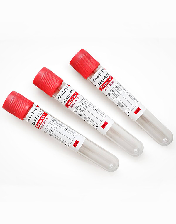 TUBO VACUO COLETA DE SANGUE VERMELHO 4 ML - MASTER WIN