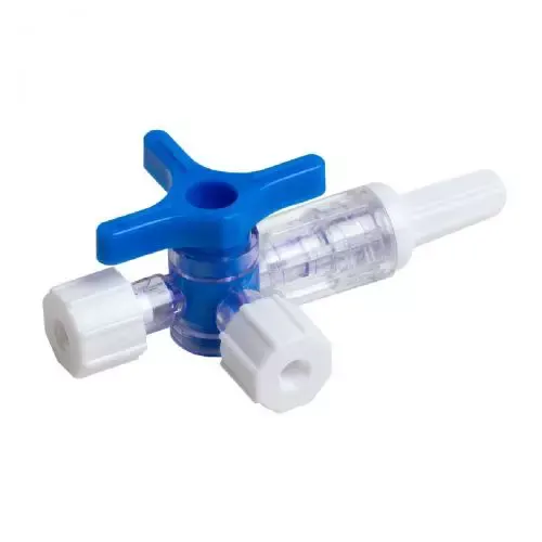 TORNEIRINHA 3 VIAS LUER LOCK AZUL - MEDIX