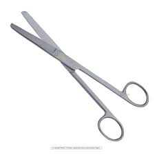 TESOURA CIRURGICA 15 CM RETA ROMBA/ROMBA (50P4)