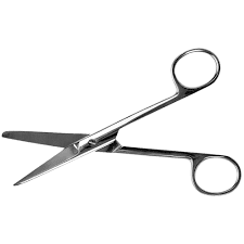 TESOURA CIRURGICA 15 CM RETA FINA/ROMBA (49P4)