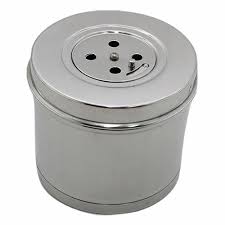 TAMBOR INOX PRA GAZE E ALGODAO 10 X 10CM - FLEXINOX