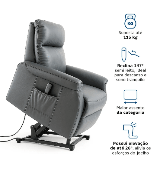 POLTRONA ELEVAMED COMPRT PLUS - DELLAMED