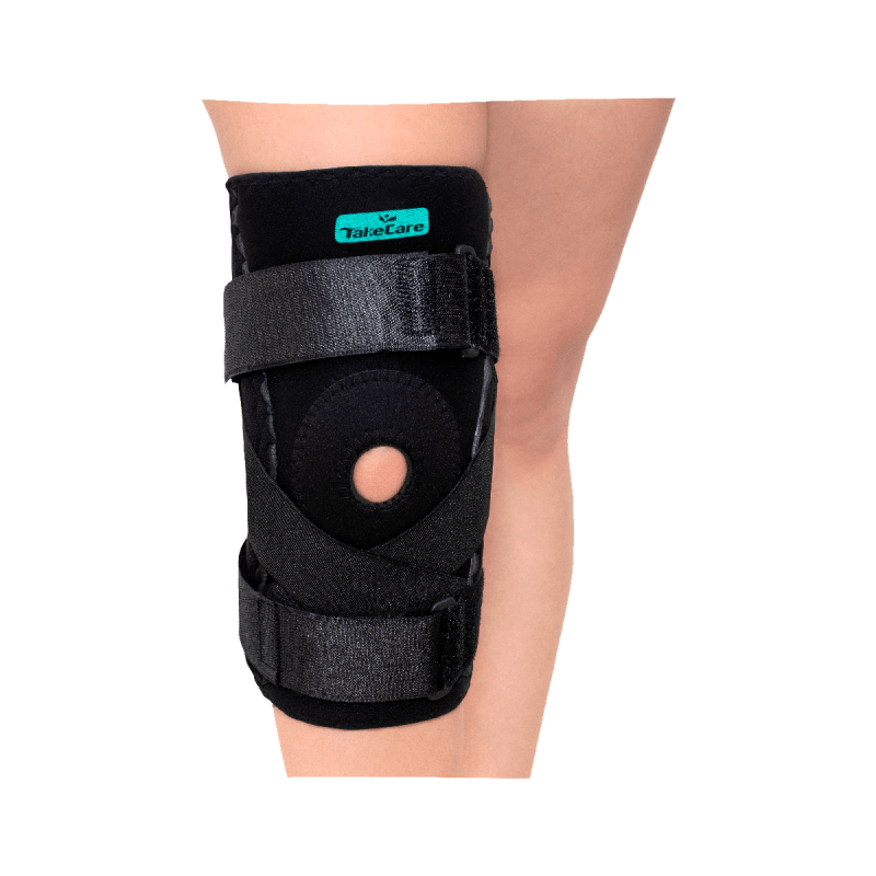 Joelheira Articulada Cintas Cruzadas Neoprene Takecare 