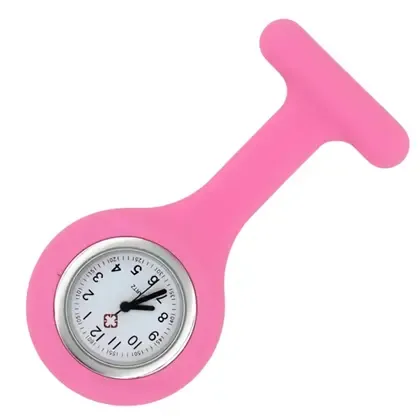 RELOGIO DE LAPELA ROSA - SUPERMEDY