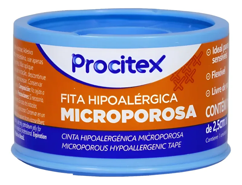 MICROPORE 25MM X 10M C/CAPA - PROCITEX CREMER