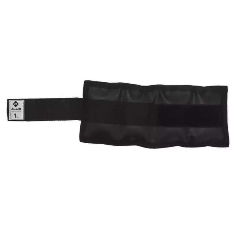 CANELEIRA 1KG TORNOZELEIRA ACADEM EMBORRACHADA ALUX PRETO