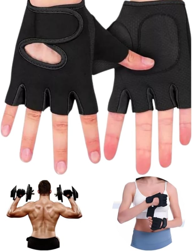 LUVA TREINO ESPORTIVA NEOPRENE AJUSTAVEL TAMANHO UNICO - CAERUS