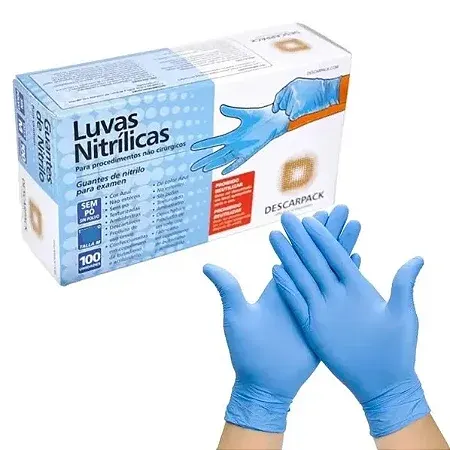 LUVA PROCEDIMENTO NITRILICA SEM PA TAM M - DESCARPACK