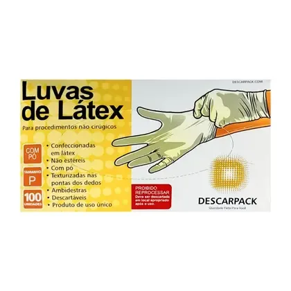 LUVA PROCEDIMENTO LATEX C/ PA TAM G - DESCARPACK