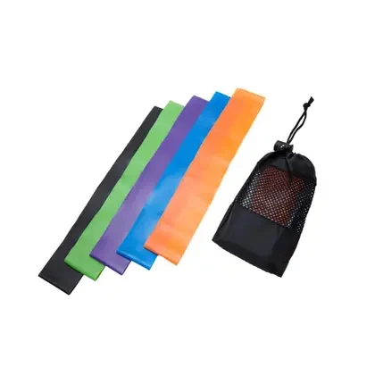 KIT MINI BAND COM 5 FAIXAS ELASTICAS - SUPERMEDY
