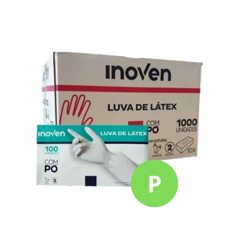 LUVA LATEX P C/PO CX C 1000 (10X100) -LOTE:ILLIS133 VAL.01/03/2029