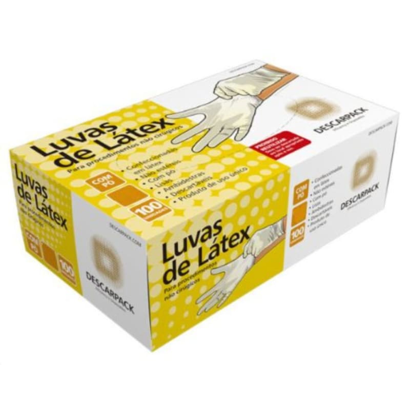 LUVA LATEX G C/PO CX C 1000 (10X100) -LOTE:ILLIS126 VAL.01/02/2029