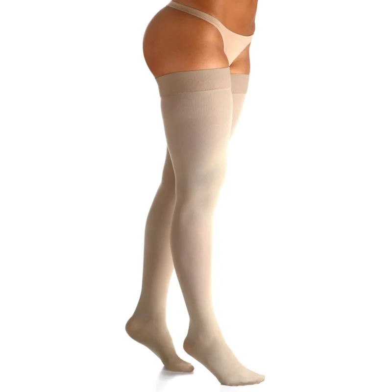 782AAFG2F36 EVER SHEER MEIA COXA PONTEIRA FECHADA NATURAL GRANDE 20-30MMHG