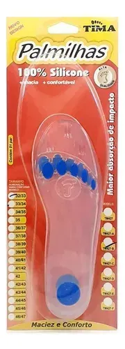 Palmilha Silicone Tima 