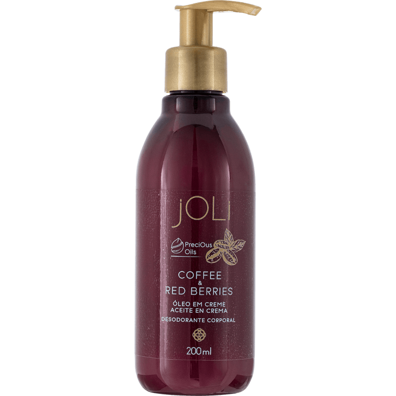 OLEO EM CREME FRUTAS VERMELHAS E CAFE 200 ML