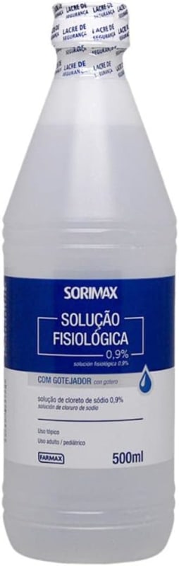 SORO FISIOLOGICO 500ML SISTEMA ABERTO - FARMAX