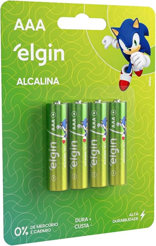 AAA BAT ZINCO CARVAO C/ 4 UN