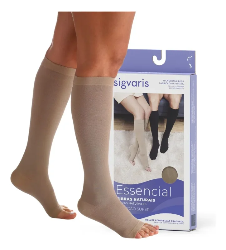 ESSENCIAL FIBRAS NAT PONTEIRA ABERTA TAM XG2 NORMAL BEGE - SIGVARIS - 282SADXG2U