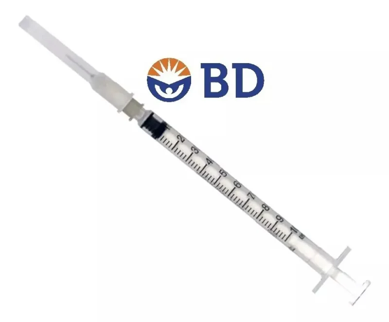SERINGA INSULINA DESC 1ML C/ AGULHA 13X0,38 LS - BD