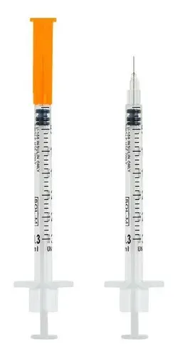 SERINGA INSULINA 0.5 ML COM AGULHA FIXA - MULTILASER