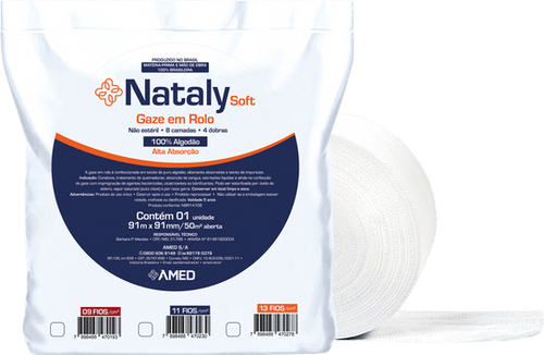 GAZE ROLO 91X91 11F NATALY SOFT C/24 U35-1062100008 SOFT-AMED