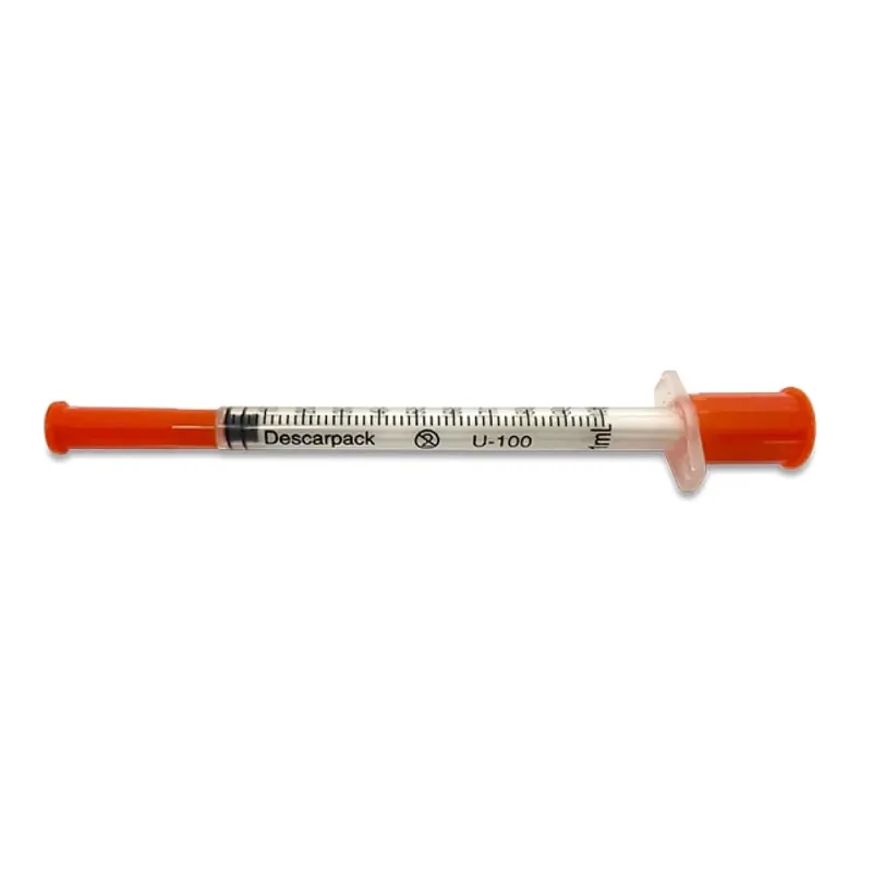 SERINGA DESC INSULINA 1ML C/ AGULHA 13X4,5 - DESCARPACK