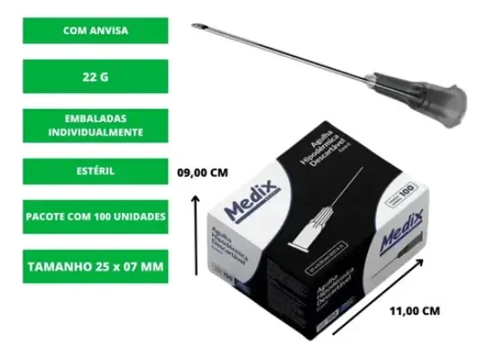 AGULHA DESC 30X7 - MEDIX