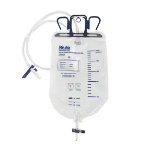 BOLSA COLETORA DE URINA SISTEMA FECHADO 2000ML - MEDIX