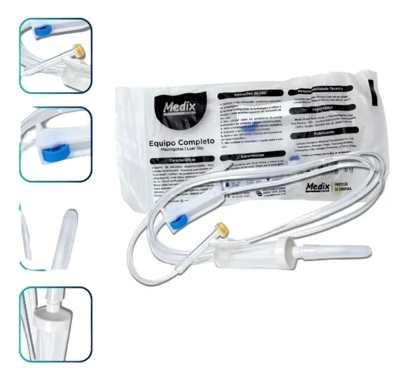 EQUIPO MACRO C/INJ SUSP LS C/25 C/500-TOP QUALITY-MEDIX BRASIL
