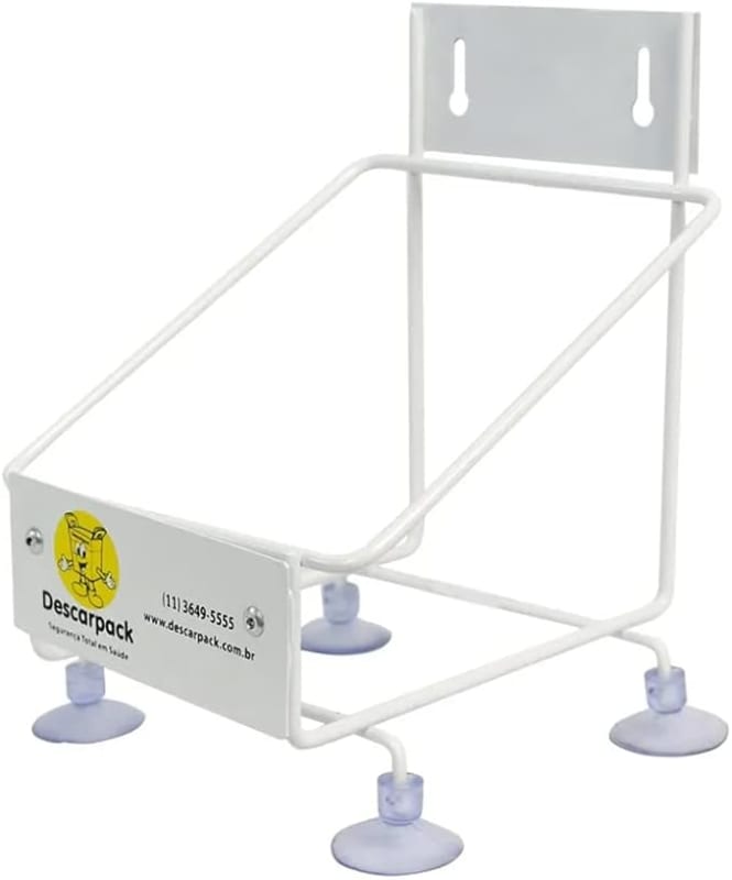 SUPORTE 1,5 LT PRA UN COLETOR COM VENTOSA - DESCARPACK