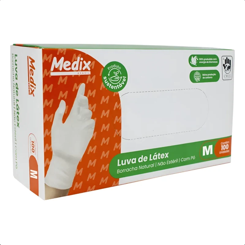 LUVA PROCEDIMENTO LATEX M - CIPEL